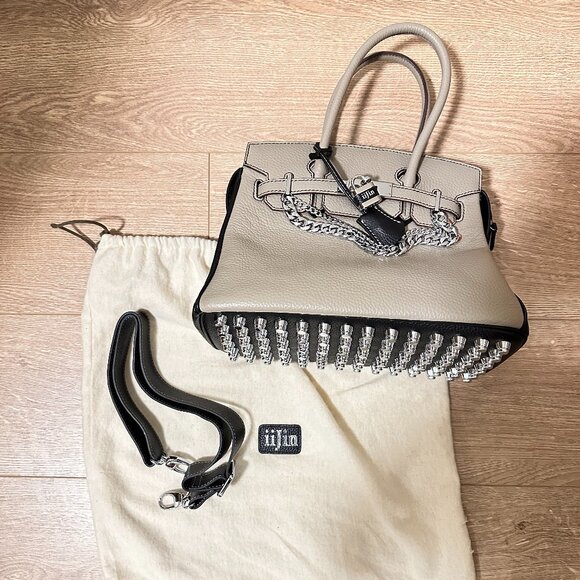 iiJin Togo Leather Birkin Style Handbag - Picture 8 of 13